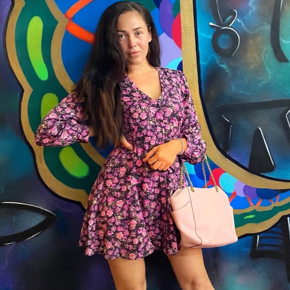 Zara floral dress